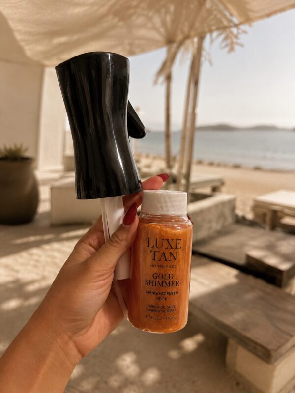 Carrot Oil Based Tanning Spray - Gold Shimmer